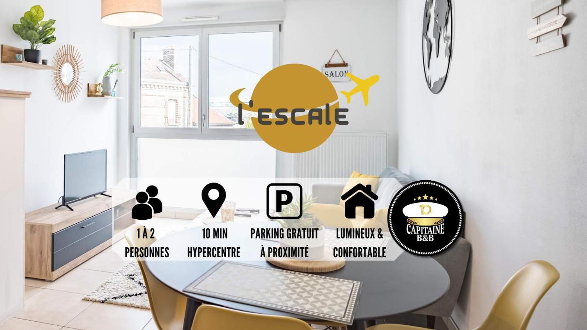 L'Escale - Lumiere Et Confort - Prox. Hypercentre Lejlighed Troyes Eksteriør billede